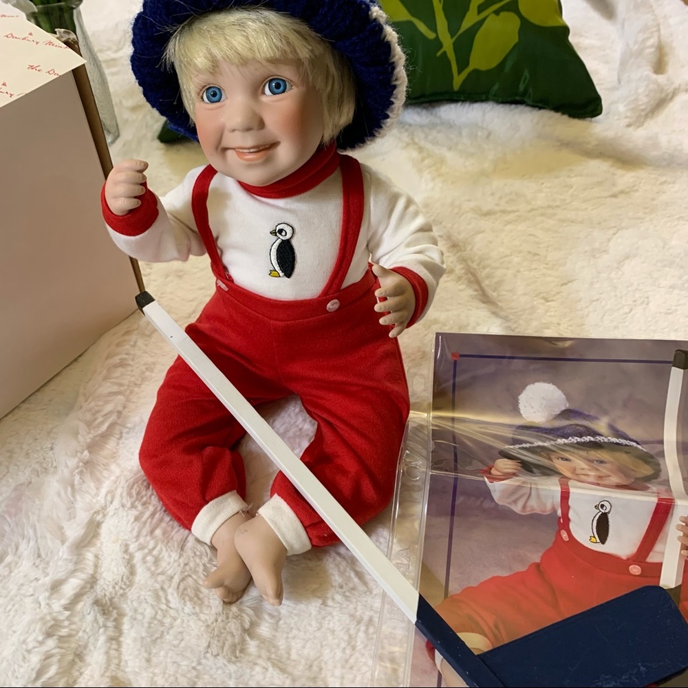 Danbury Mint “Boys Will Be Boys” Collection by Elke Hutchens Hockey Mark - Picture 5 of 8